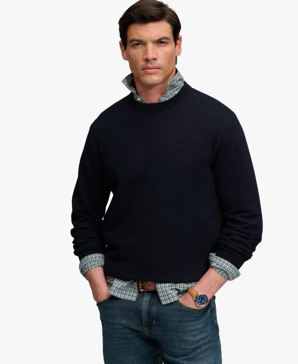Essential Stacked Logo Crew Sweatshirt