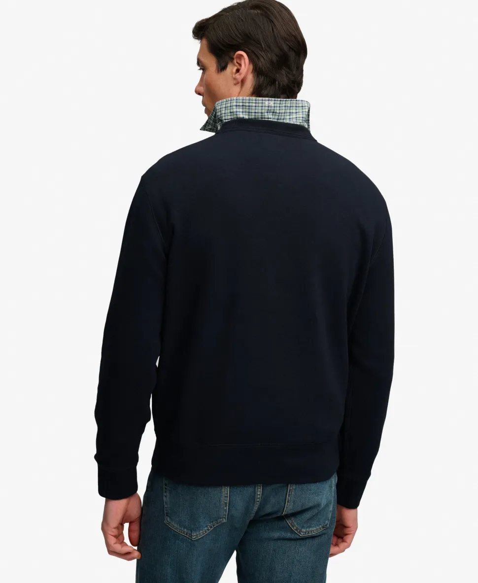 Essential Stacked Logo Crew Sweatshirt