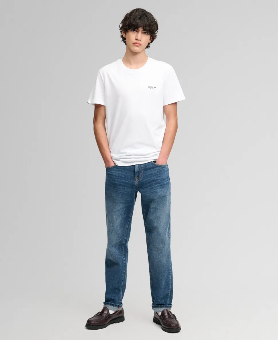 Essential Stacked Logo Embroidered T-shirt