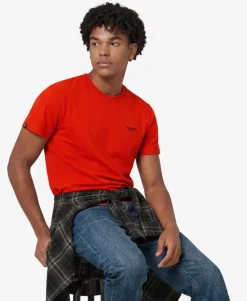 Essential Stacked Logo Embroidered T-shirt
