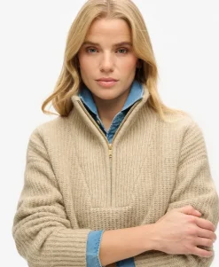 Essential Zip Neck Jumper
