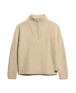 Essential Zip Neck Jumper
