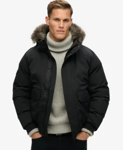 Everest Faux Fur Bomber Jacket