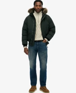 Everest Faux Fur Bomber Jacket