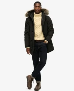 Everest Faux Fur Hooded Parka Coat