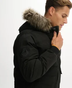 Everest Hooded Puffer Bomber Jacket