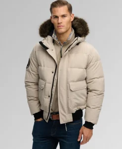 Everest Hooded Puffer Bomber Jacket