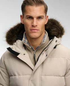 Everest Hooded Puffer Bomber Jacket