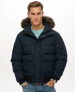 Everest Hooded Puffer Bomber Jacket