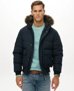 Everest Hooded Puffer Bomber Jacket