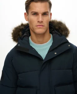 Everest Hooded Puffer Bomber Jacket