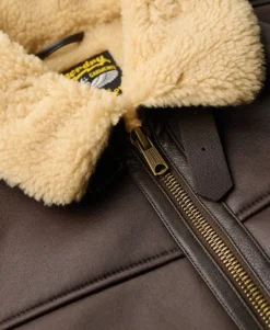 Faux Shearling Aviator Jacket