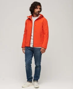 Fleece Lined Softshell Hooded Jacket