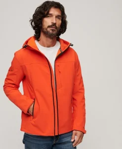Fleece Lined Softshell Hooded Jacket
