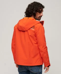 Fleece Lined Softshell Hooded Jacket