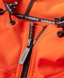 Fleece Lined Softshell Hooded Jacket