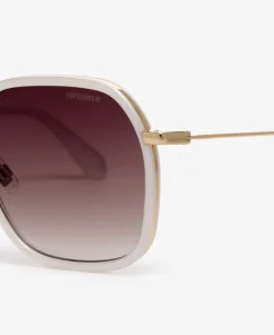 Framed Metal Square Sunglasses