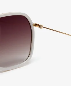 Framed Metal Square Sunglasses