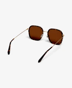 Framed Metal Square Sunglasses