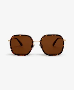 Framed Metal Square Sunglasses