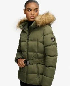 Fuji Belted Puffer Jacket