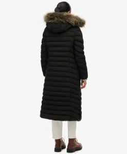 Fuji Faux Fur Hooded Longline