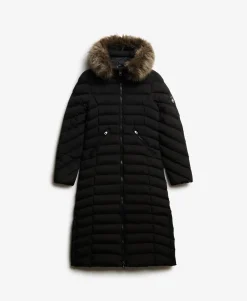 Fuji Faux Fur Hooded Longline