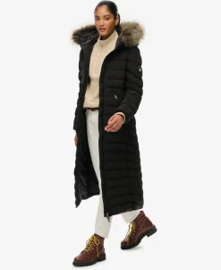 Fuji Faux Fur Hooded Longline