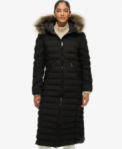 Fuji Faux Fur Hooded Longline