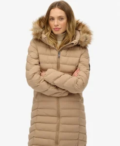 Fuji Faux Fur Hooded Longline