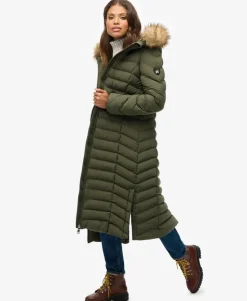 Fuji Faux Fur Hooded Longline