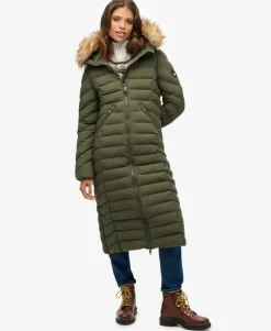 Fuji Faux Fur Hooded Longline