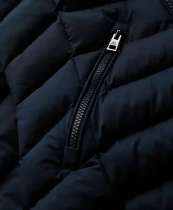 Fuji Faux Fur Hooded Mid Length Coat
