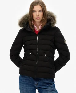 Fuji Faux Fur Hood Padded Jacket