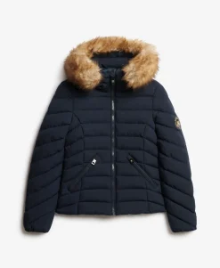 Fuji Faux Fur Hood Padded Jacket