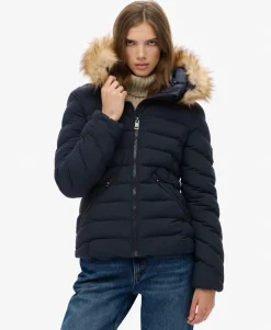 Fuji Faux Fur Hood Padded Jacket