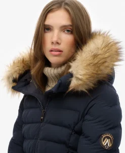 Fuji Faux Fur Hood Padded Jacket