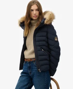Fuji Faux Fur Hood Padded Jacket