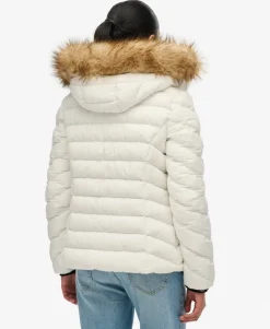 Fuji Faux Fur Hood Padded Jacket