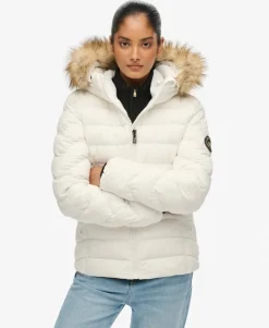 Fuji Faux Fur Hood Padded Jacket