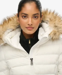 Fuji Faux Fur Hood Padded Jacket