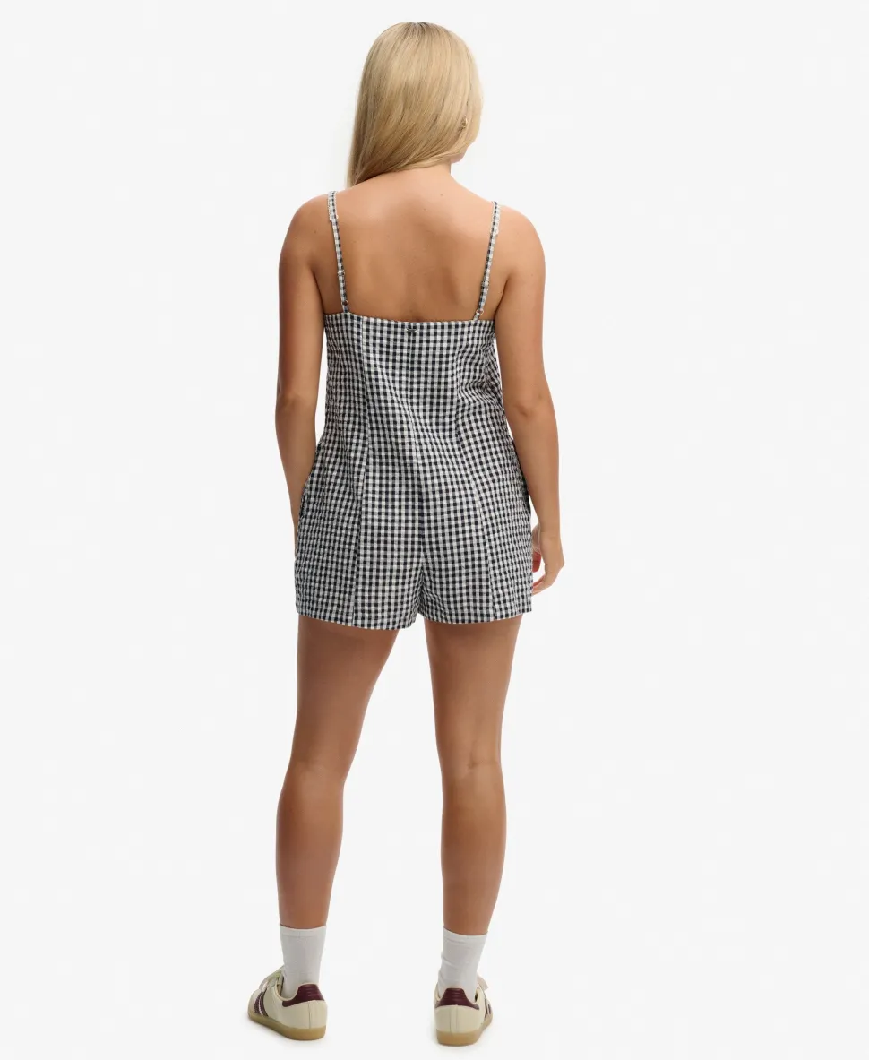 Gingham Cami Playsuit