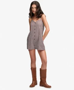 Gingham Cami Playsuit