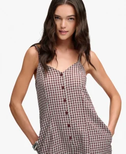 Gingham Cami Playsuit