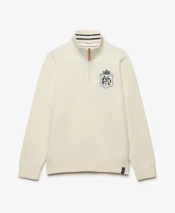 Gothic Varsity Half Zip Sweatshirt