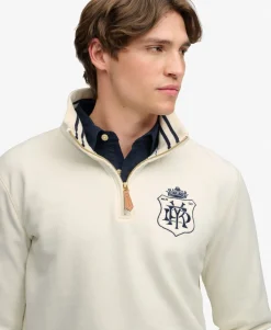 Gothic Varsity Half Zip Sweatshirt