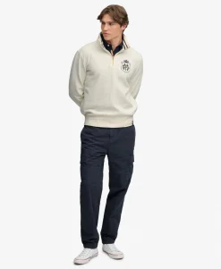 Gothic Varsity Half Zip Sweatshirt