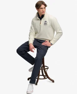 Gothic Varsity Half Zip Sweatshirt