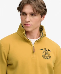 Gothic Varsity Half Zip Sweatshirt