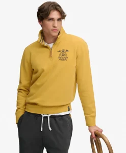Gothic Varsity Half Zip Sweatshirt
